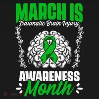 March Is Traumatic Brain Injury Month Surgery TBI Survivor Ornament thumb 1
