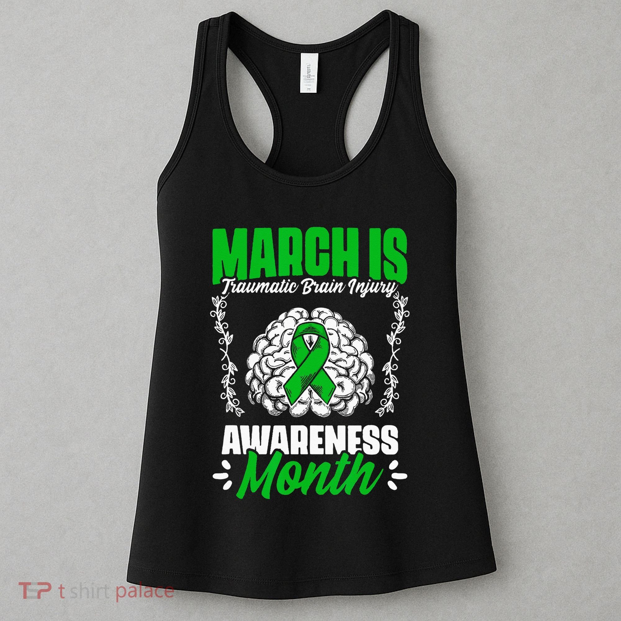 March Is Traumatic Brain Injury Month Surgery TBI Survivor Women's Tank Top