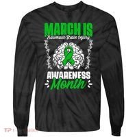 March Is Traumatic Brain Injury Month Surgery TBI Survivor Tie-Dye Long Sleeve Shirt thumb 0