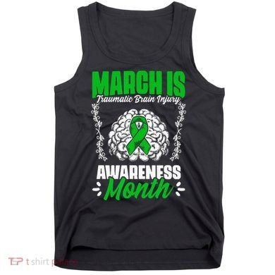 March Is Traumatic Brain Injury Month Surgery TBI Survivor Tank Top