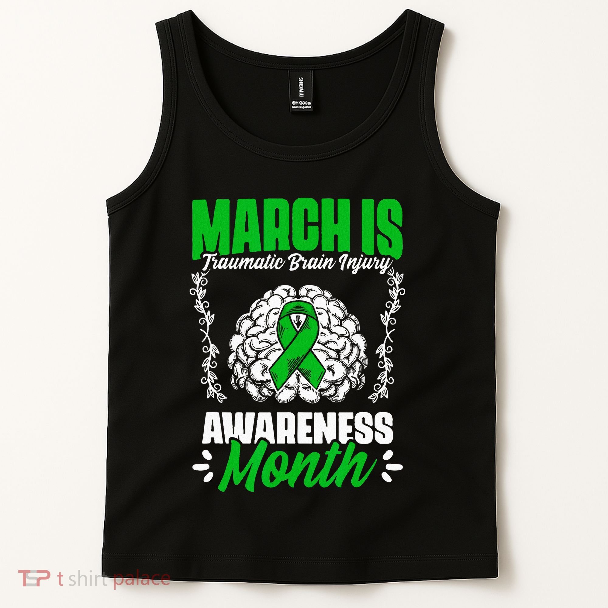 March Is Traumatic Brain Injury Month Surgery TBI Survivor Tank Top
