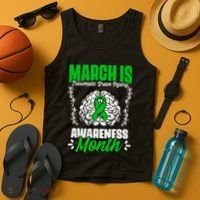 March Is Traumatic Brain Injury Month Surgery TBI Survivor Tank Top thumb 4