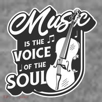 Music Is The Voice Of The Soul T-Shirt thumb 7