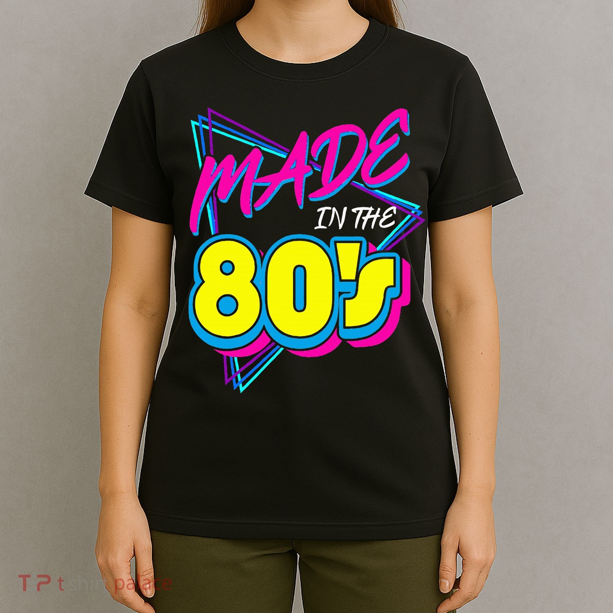 Made In The 80s 1980s Retro Nineteen Eighties Vintage Music T-Shirt