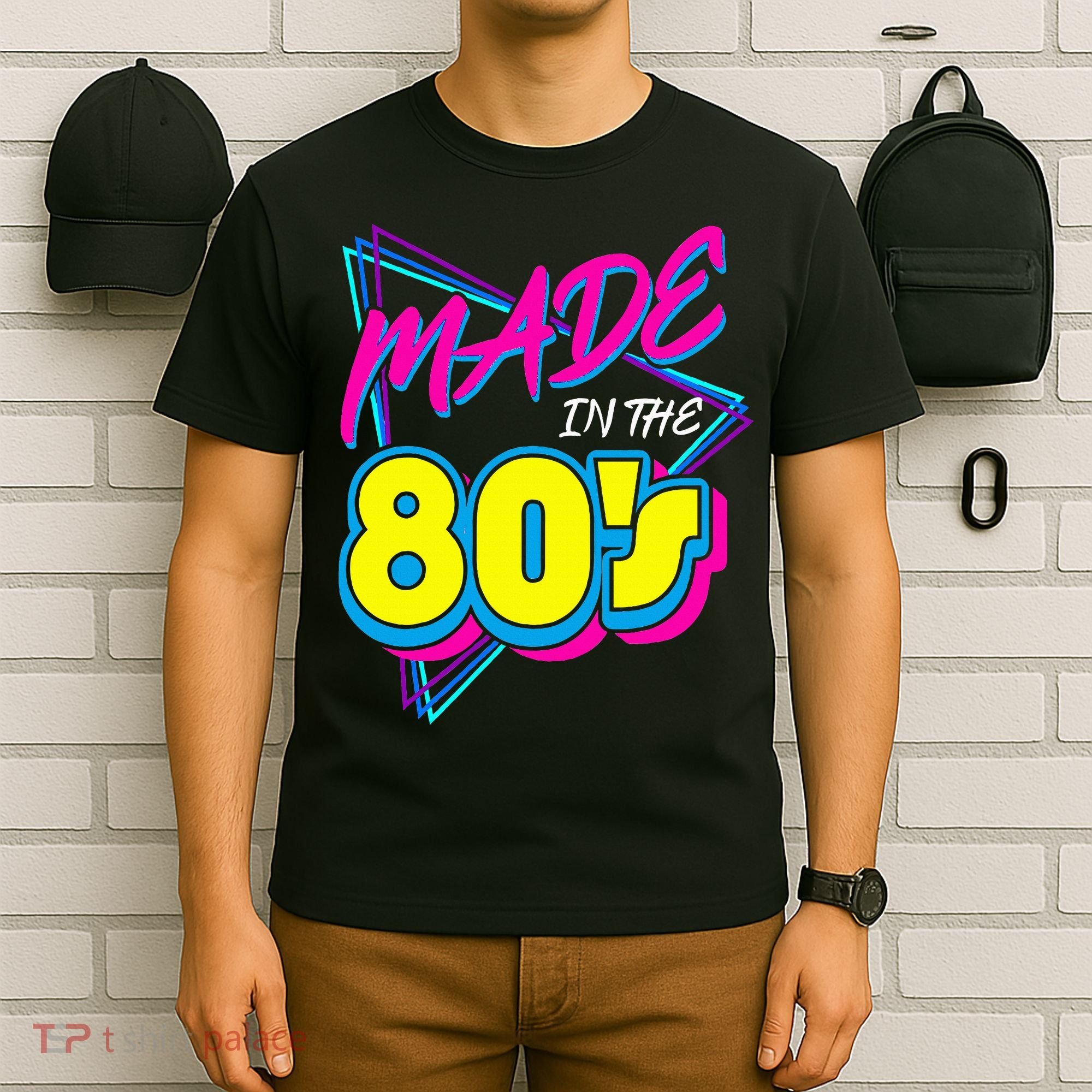 Made In The 80s 1980s Retro Nineteen Eighties Vintage Music T-Shirt