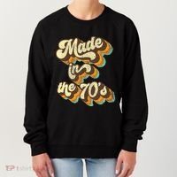 Made In The 70s Vibe Born In 70s Costume Party Women's Sweatshirt thumb 0