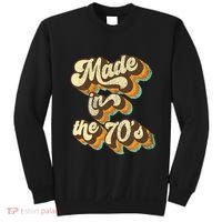 Made In The 70s Vibe Born In 70s Costume Party Sweatshirt thumb 0