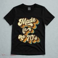 Made In The 70s Vibe Born In 70s Costume Party T-Shirt thumb 5