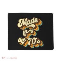 Made In The 70s Vibe Born In 70s Costume Party Mousepad thumb 0
