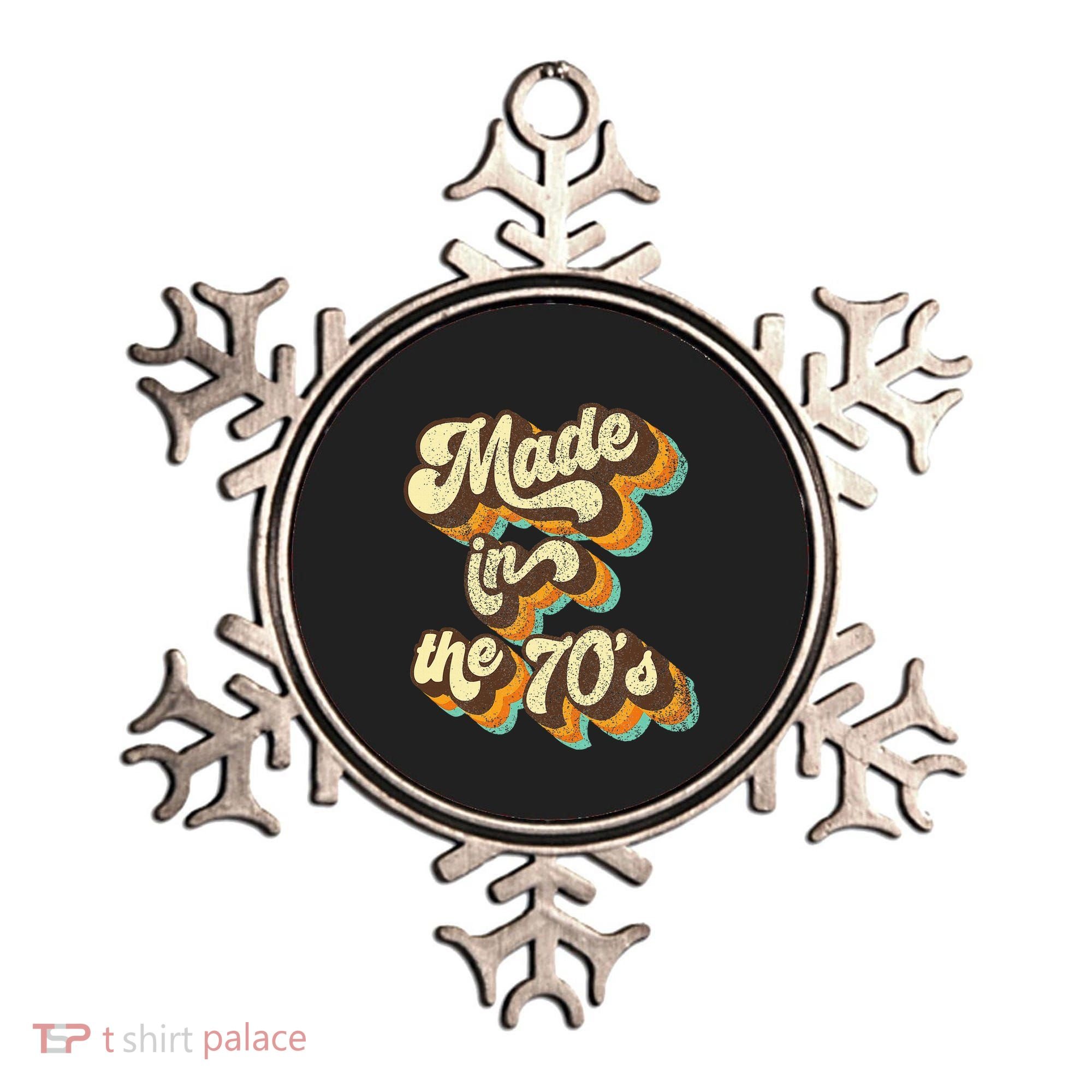 Made In The 70s Vibe Born In 70s Costume Party Ornament