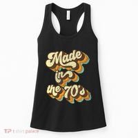 Made In The 70s Vibe Born In 70s Costume Party Women's Tank Top thumb 0