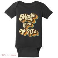 Made In The 70s Vibe Born In 70s Costume Party Baby Bodysuit thumb 0