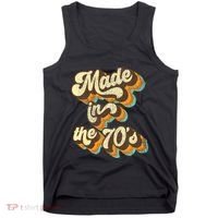 Made In The 70s Vibe Born In 70s Costume Party Tank Top thumb 0