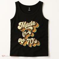 Made In The 70s Vibe Born In 70s Costume Party Tank Top thumb 2
