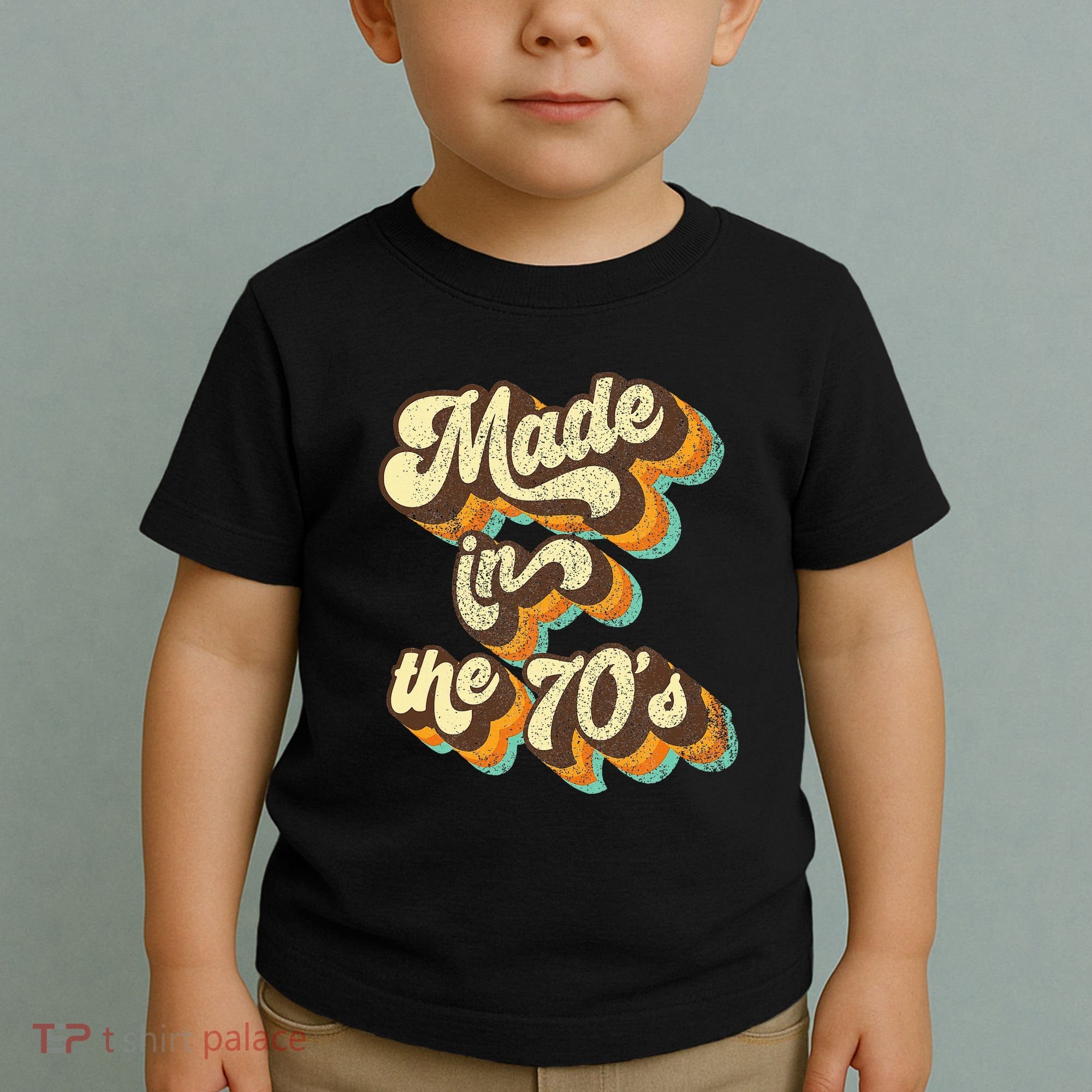 Made In The 70s Vibe Born In 70s Costume Party Toddler T-Shirt