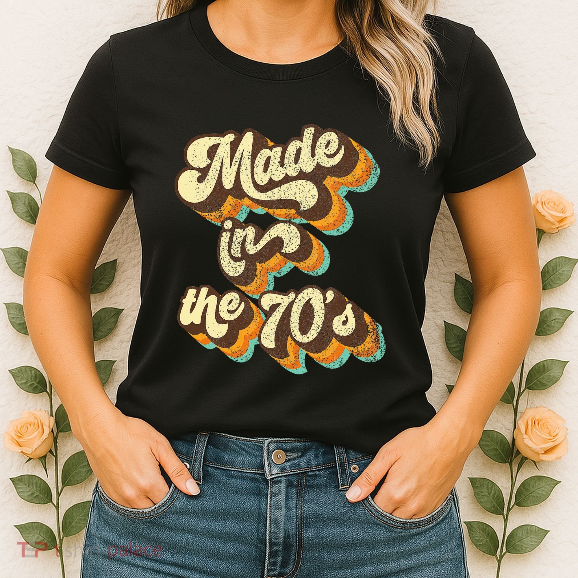 Made In The 70s Vibe Born In 70s Costume Party Women's T-Shirt