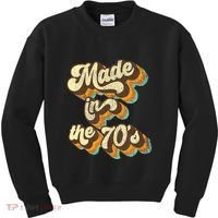 Made In The 70s Vibe Born In 70s Costume Party Kids Sweatshirt thumb 0