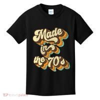 Made In The 70s Vibe Born In 70s Costume Party Kids T-Shirt thumb 0