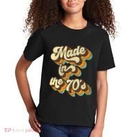 Made In The 70s Vibe Born In 70s Costume Party Kids T-Shirt thumb 2