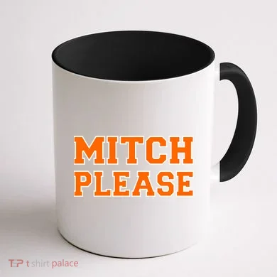 Mitch Please Coffee Mug back