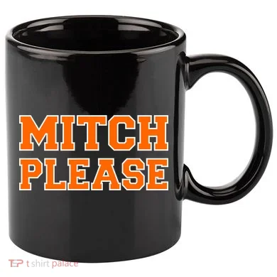Mitch Please 11oz C Handle Ceramic Mug