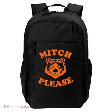 Mitch Please Bear Logo Backpack