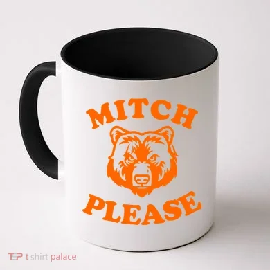 Mitch Please Bear Logo Coffee Mug