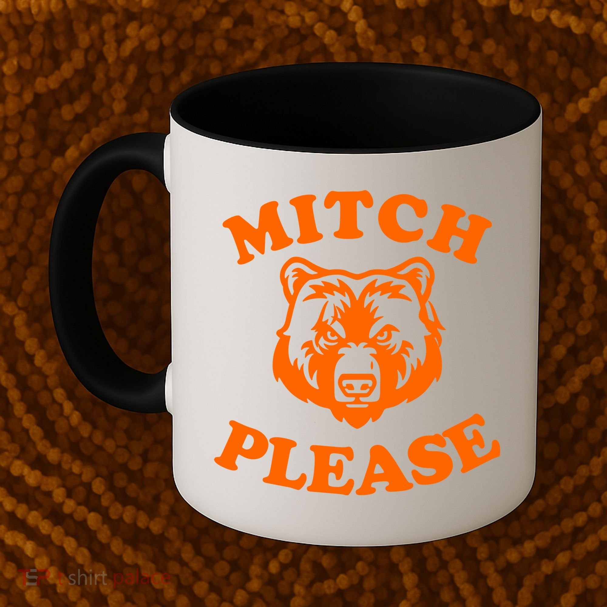 Mitch Please Bear Logo Coffee Mug