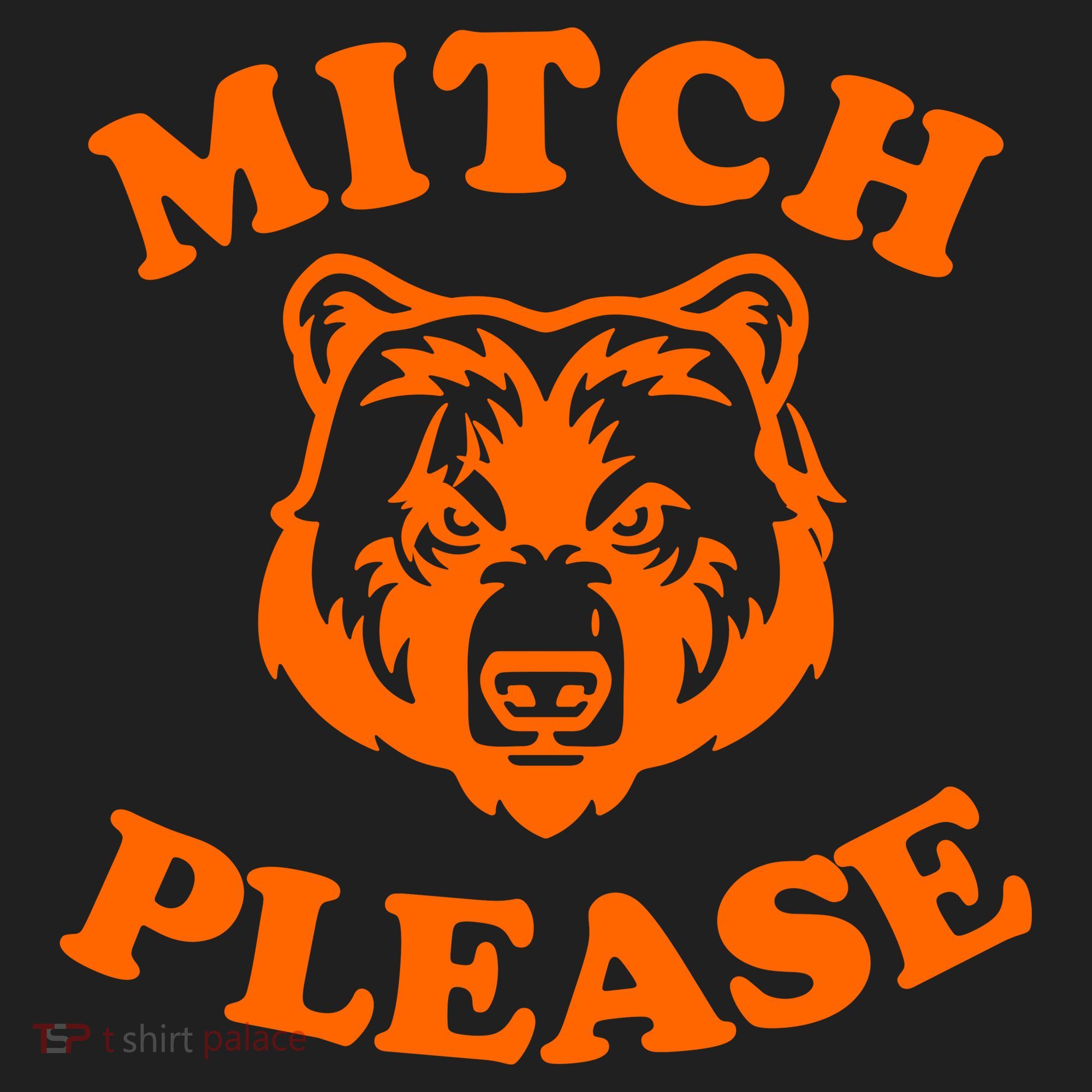 Mitch Please Bear Logo Tumbler