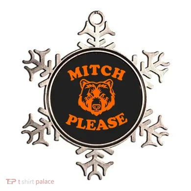 Mitch Please Bear Logo Ornament