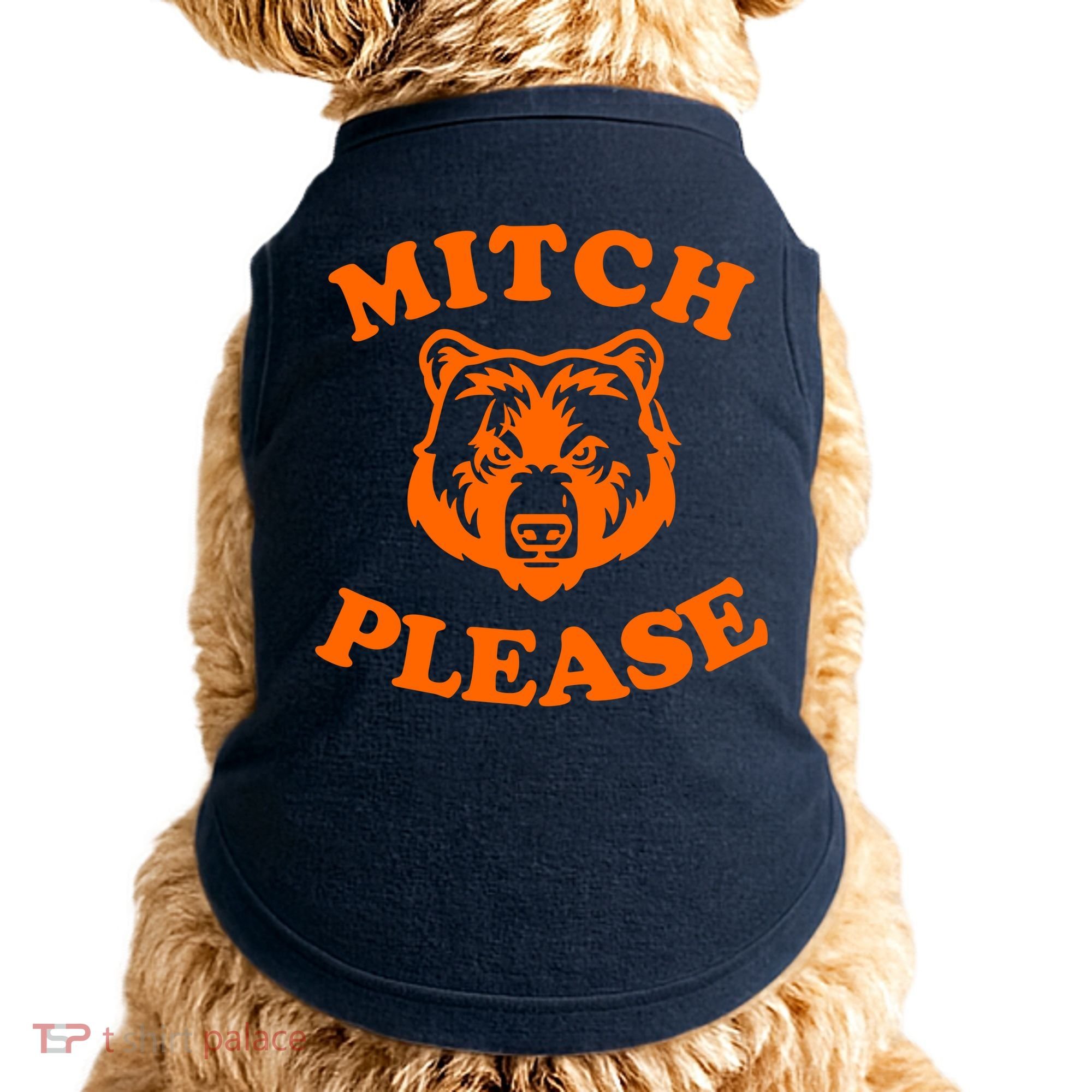Mitch Please Bear Logo Doggie Tank