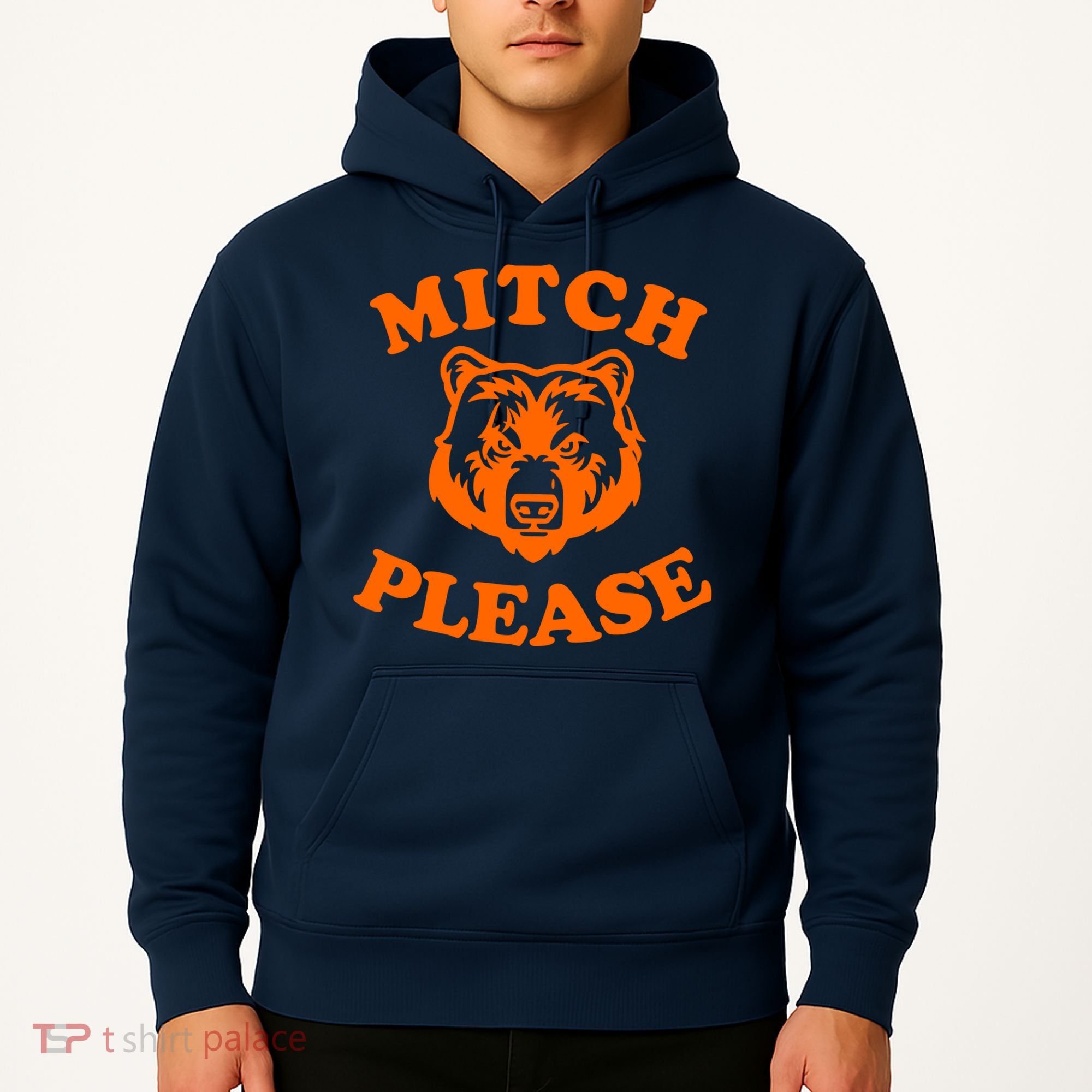 Mitch Please Bear Logo Hoodie