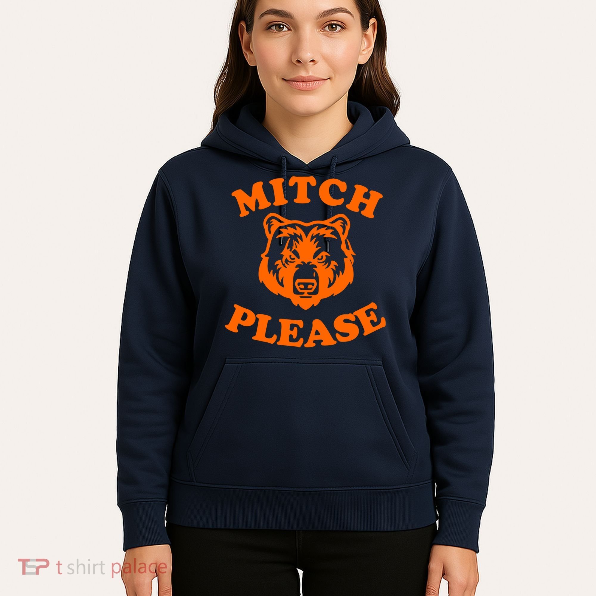 Mitch Please Bear Logo Hoodie