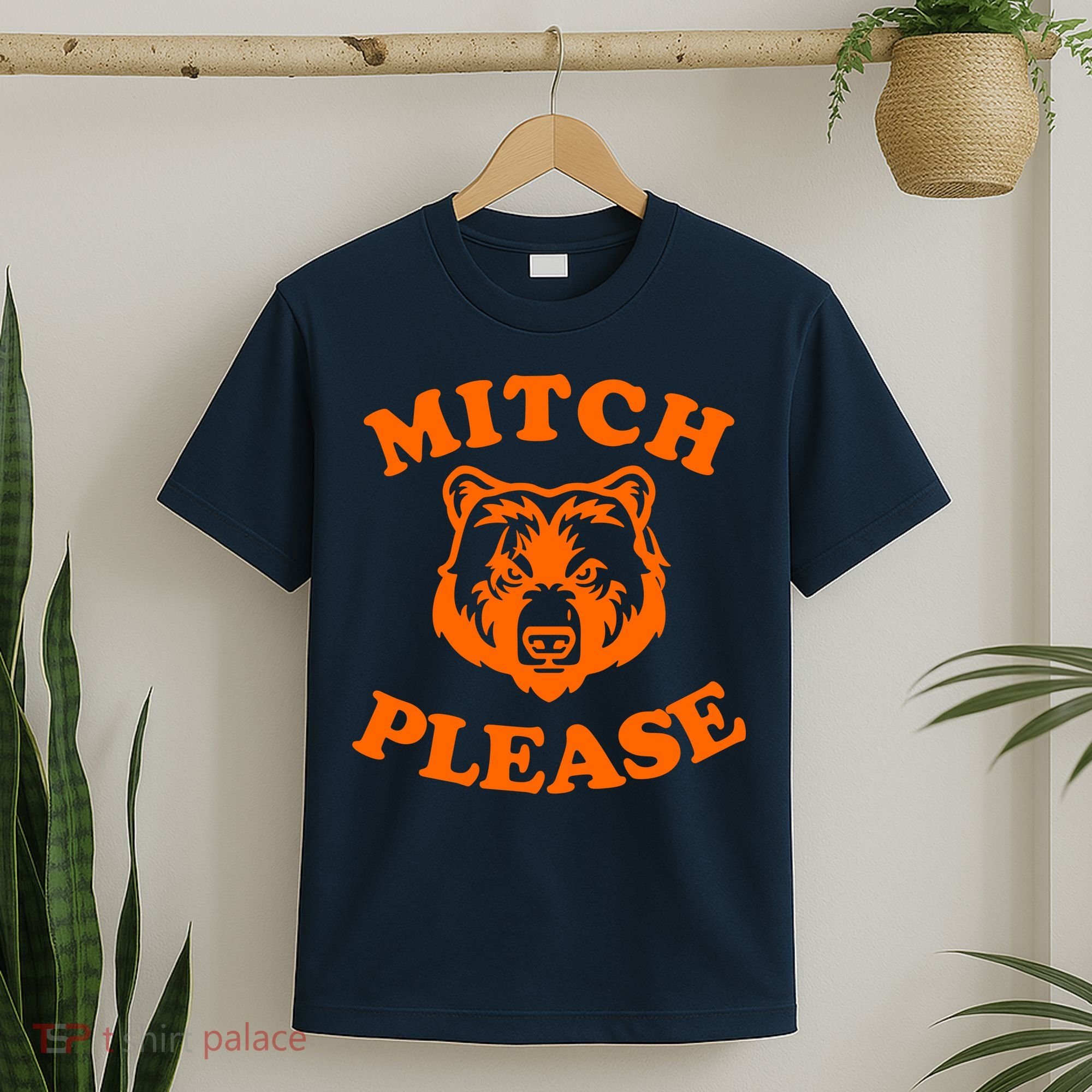 Mitch Please Bear Logo T-Shirt