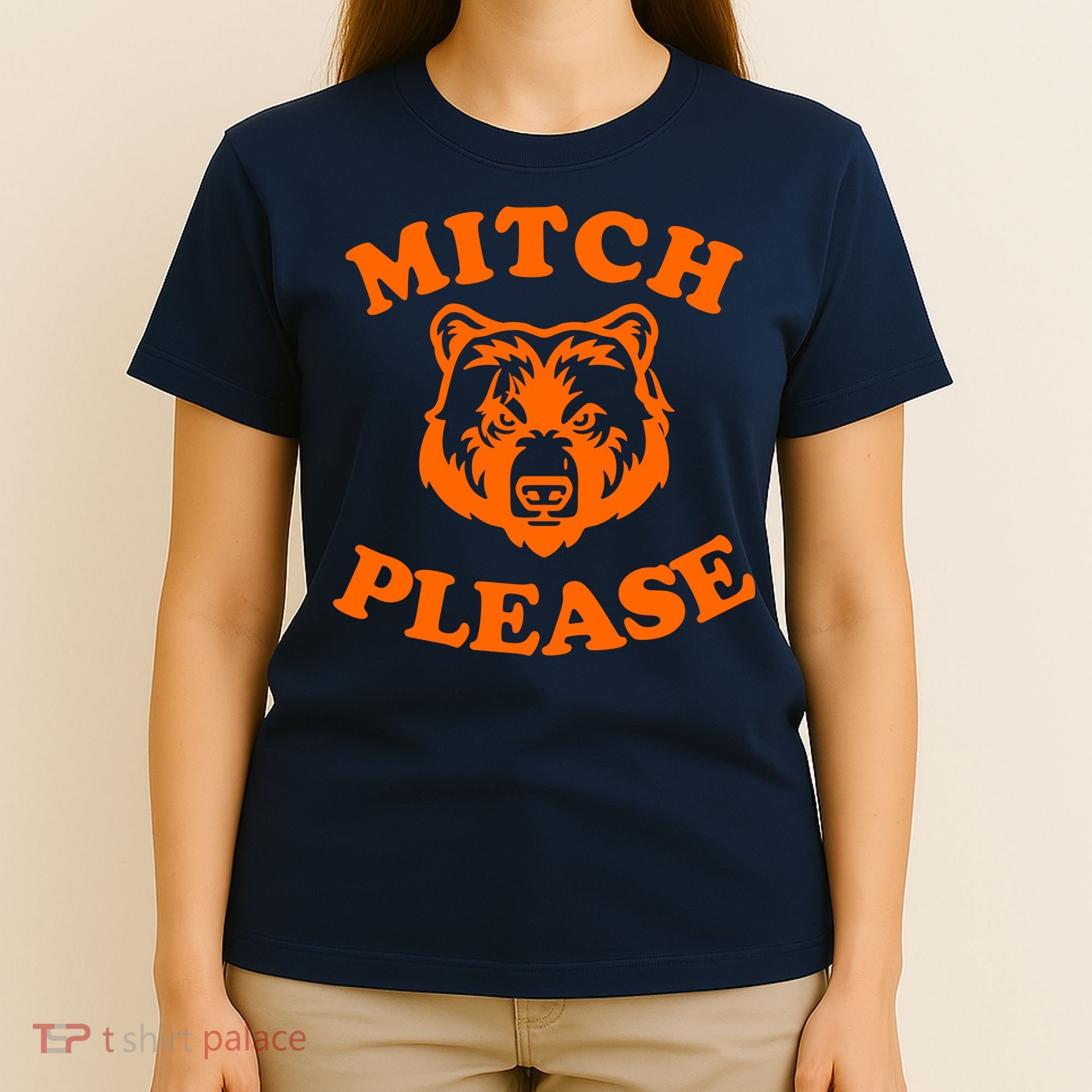 Mitch Please Bear Logo T-Shirt