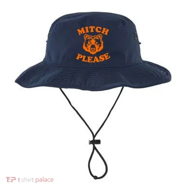 Mitch Please Bear Logo Bucket Hat