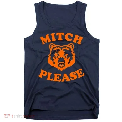 Mitch Please Bear Logo Tank Top