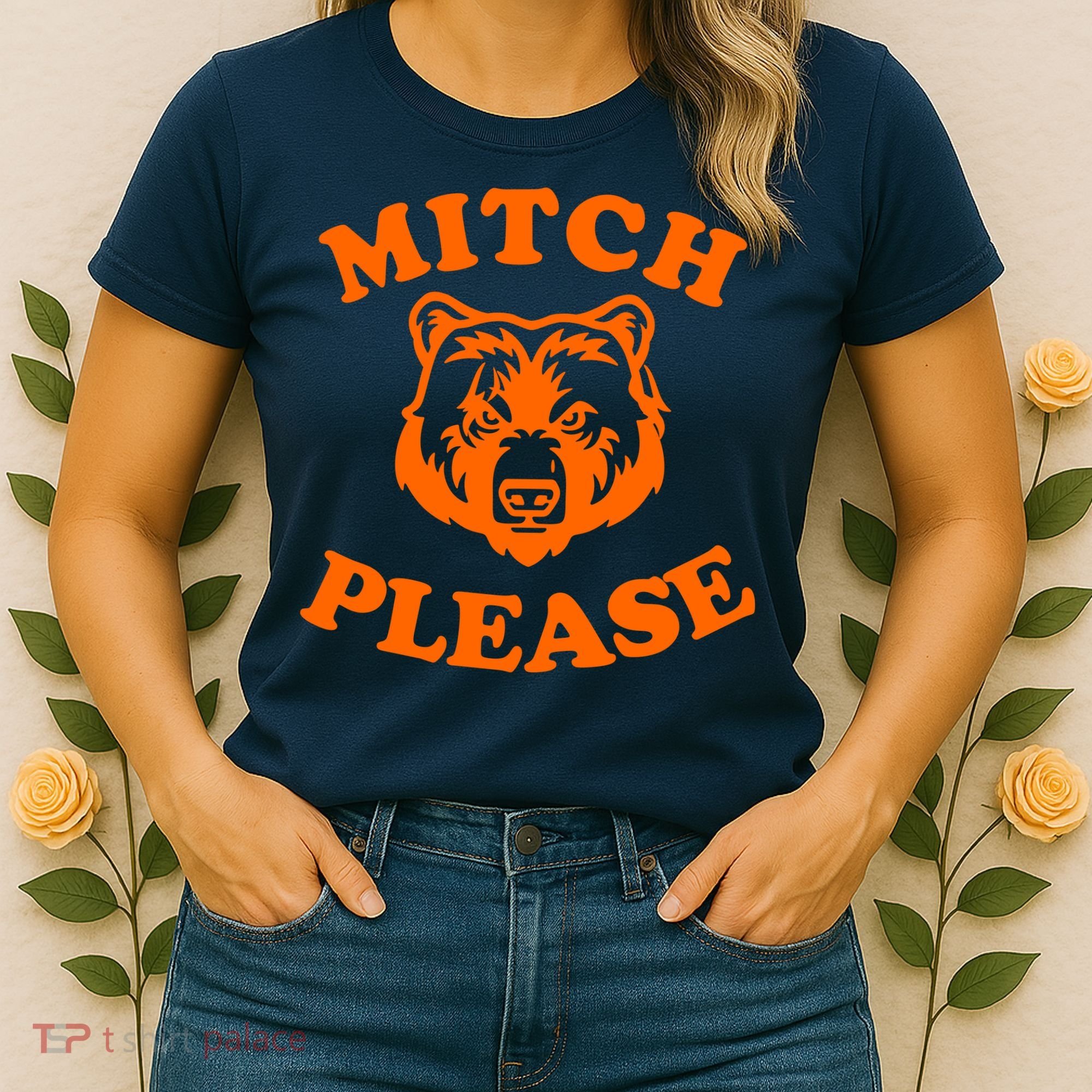 Mitch Please Bear Logo Women's T-Shirt