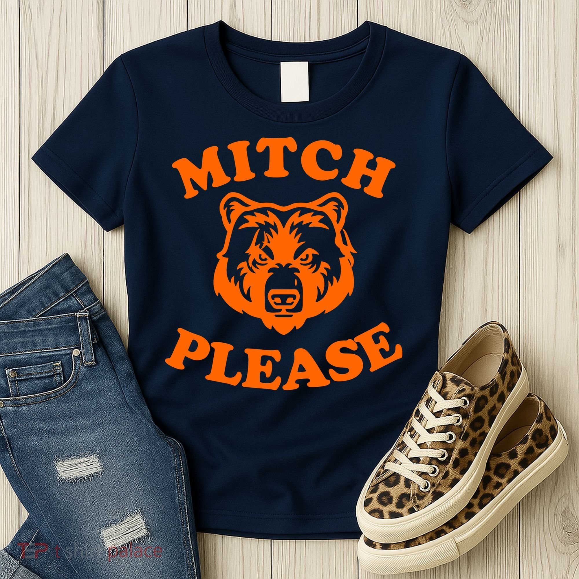Mitch Please Bear Logo Women's T-Shirt
