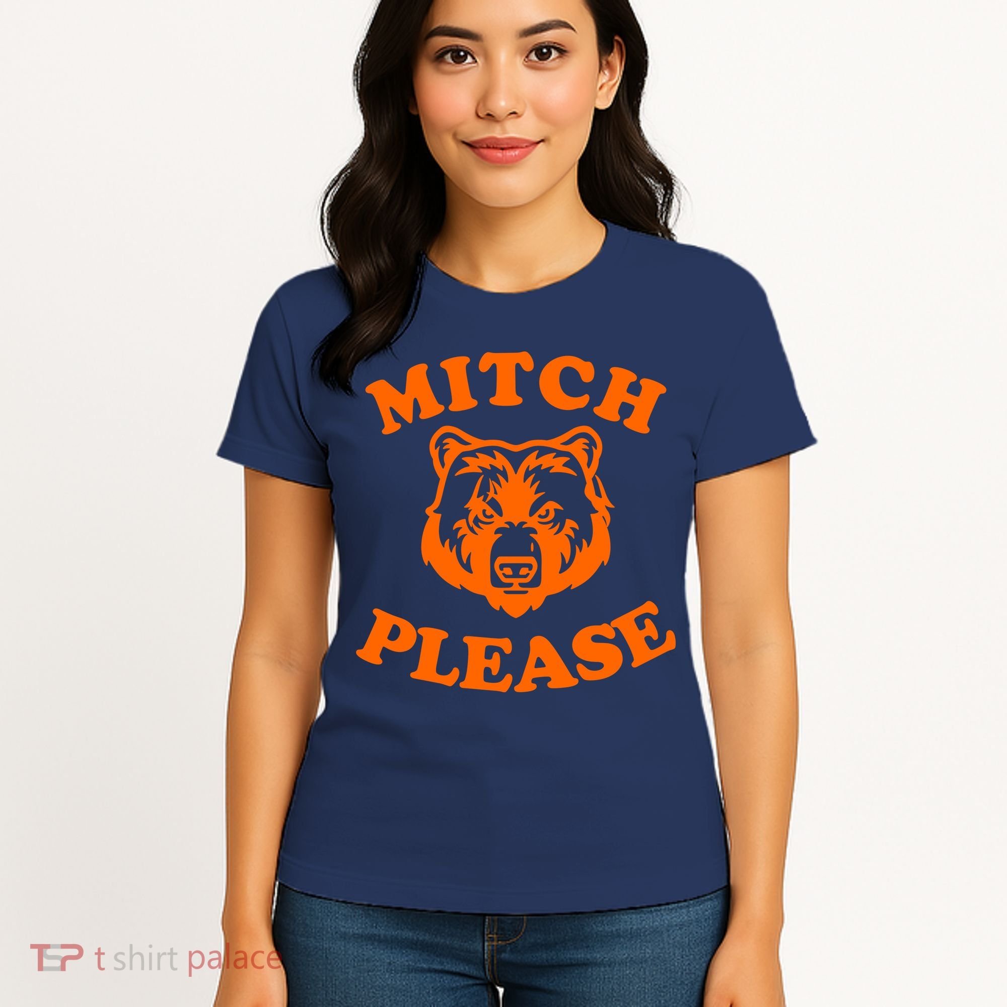 Mitch Please Bear Logo Women's T-Shirt