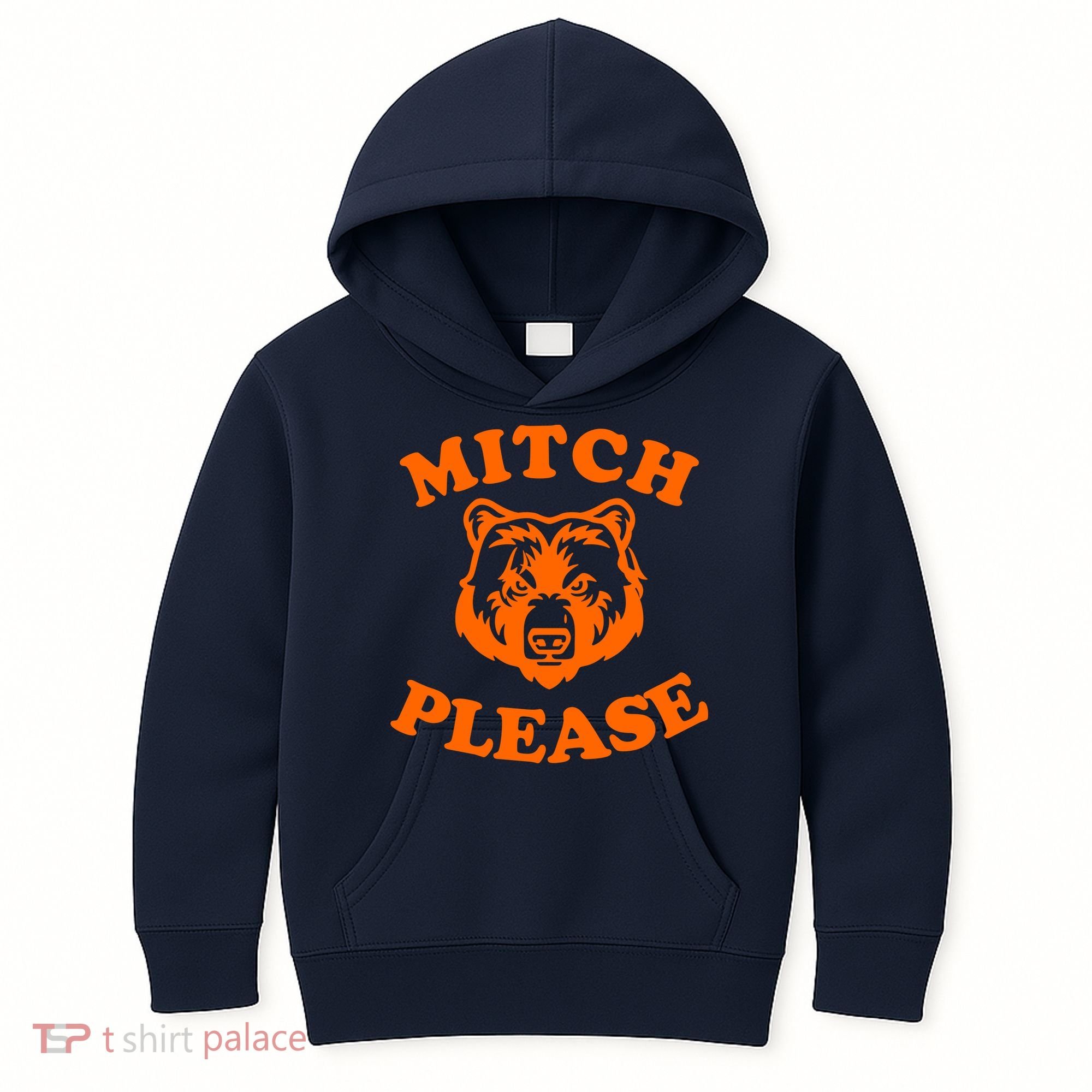 Mitch Please Bear Logo Kids Hoodie