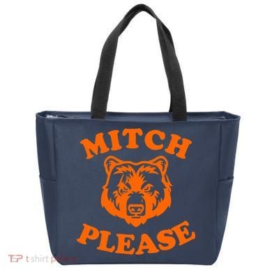 Mitch Please Bear Logo Tote Bag