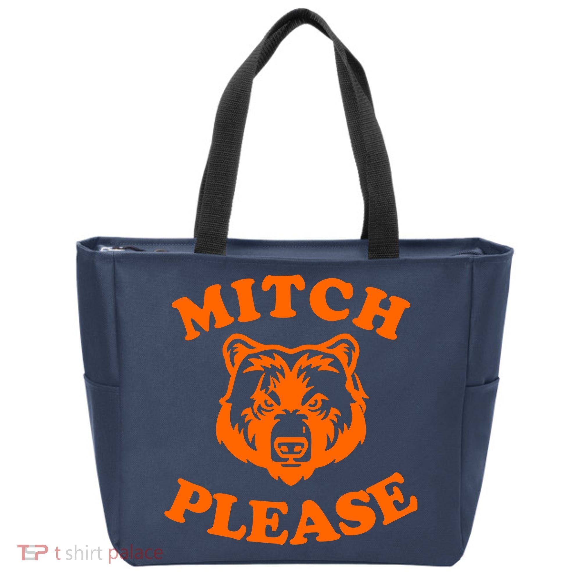 Mitch Please Bear Logo Tote Bag