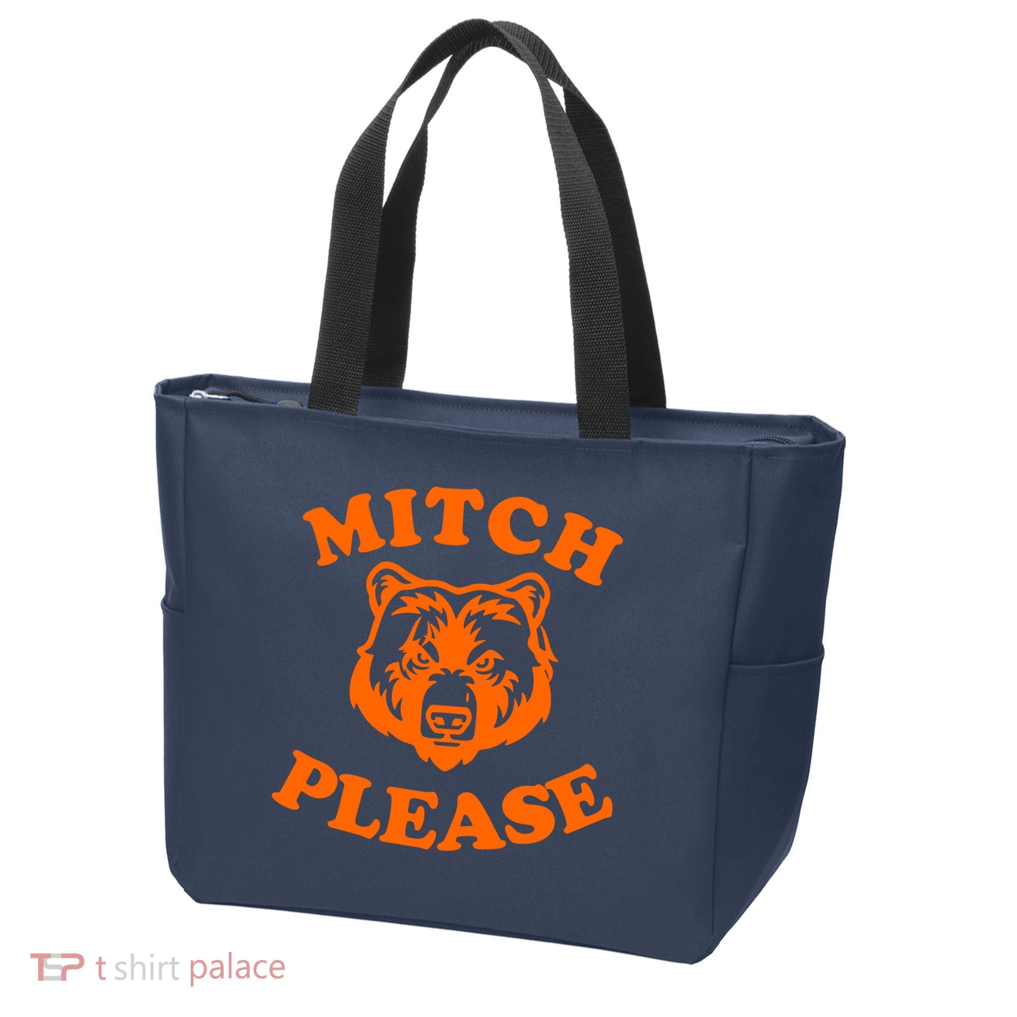 Mitch Please Bear Logo Tote Bag