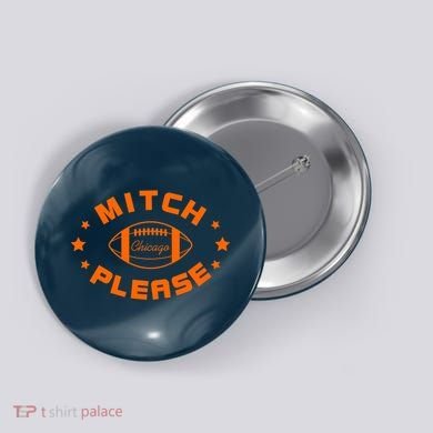Mitch Please Chicago Stars Button