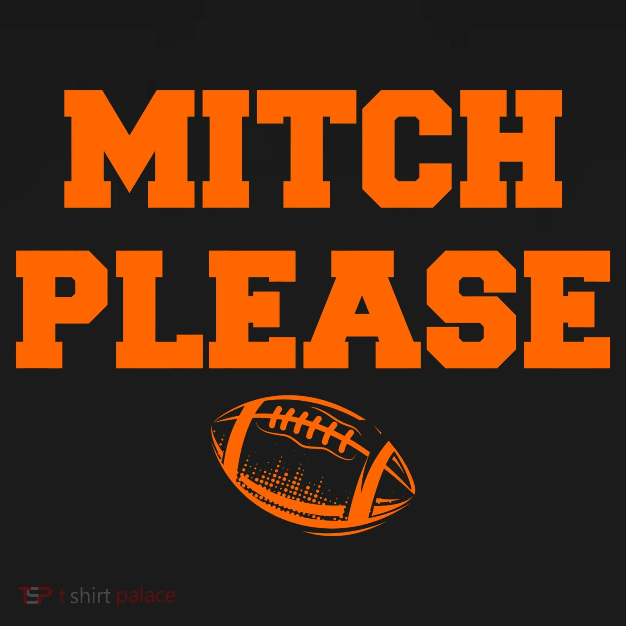 Mitch Please Football Logo Backpack
