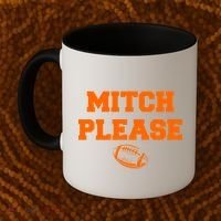 Mitch Please Football Logo Coffee Mug thumb 2