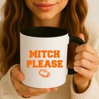 Mitch Please Football Logo Coffee Mug thumb 3