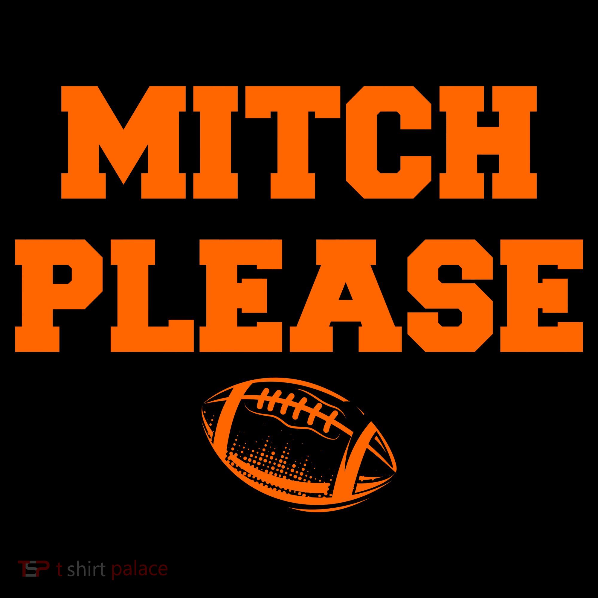 Mitch Please Football Logo Coffee Mug