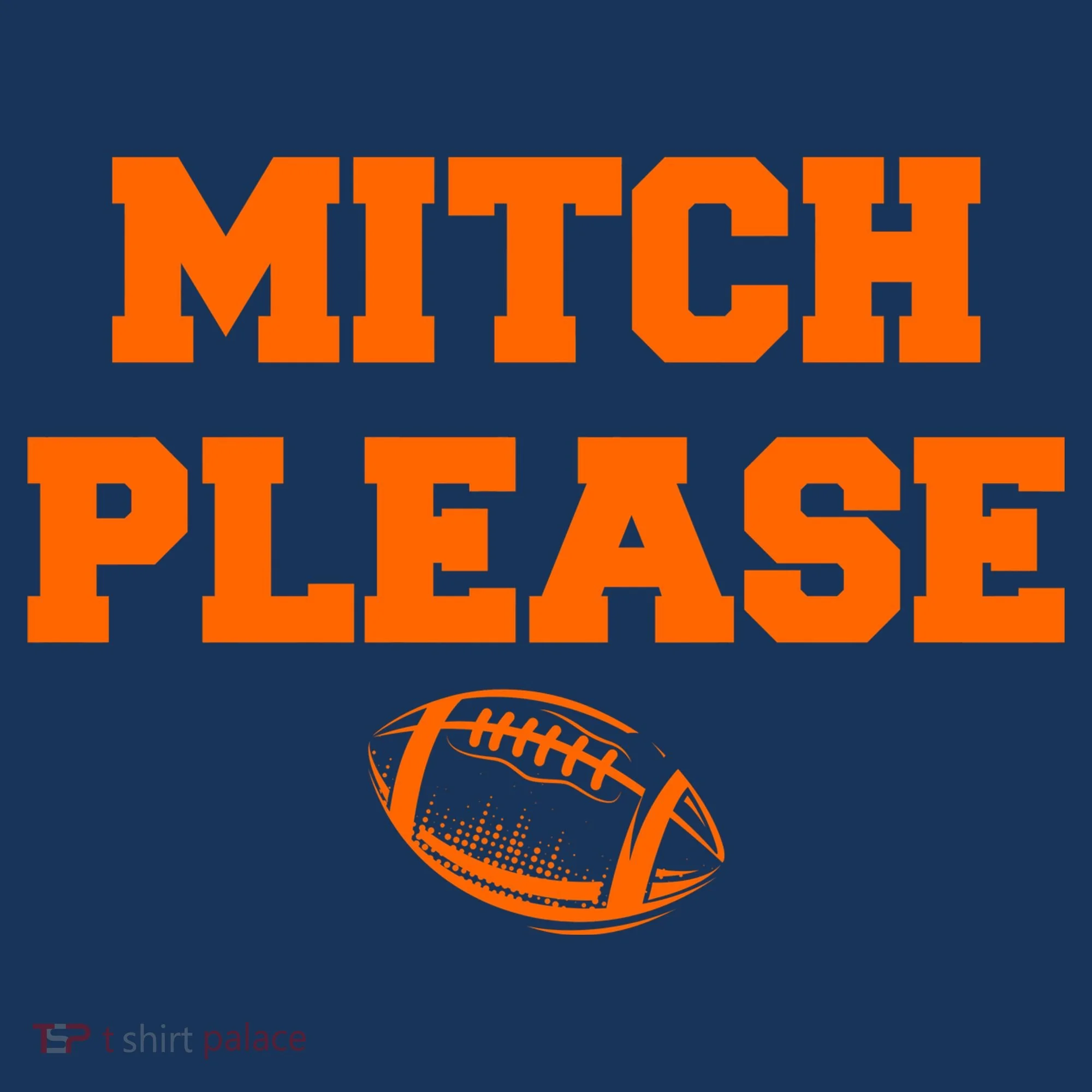 Mitch Please Football Logo Women's Sweatshirt